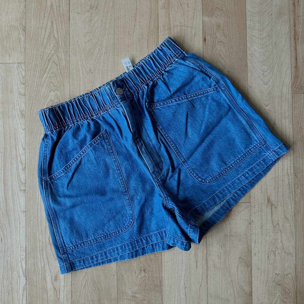 Madewell Denim Pull On Utility Shorts